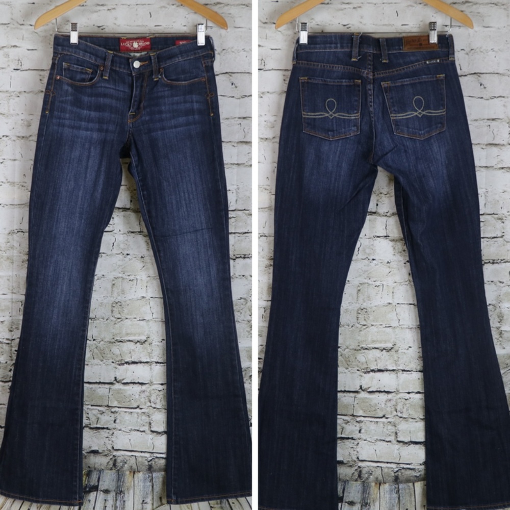 LUCKY-BRAND-JEANS-Sofia-Boot-2/26 Actual 29x33.5